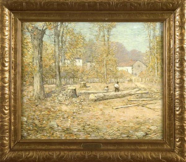 Indian Summer Oil Painting by Paul Bernard King