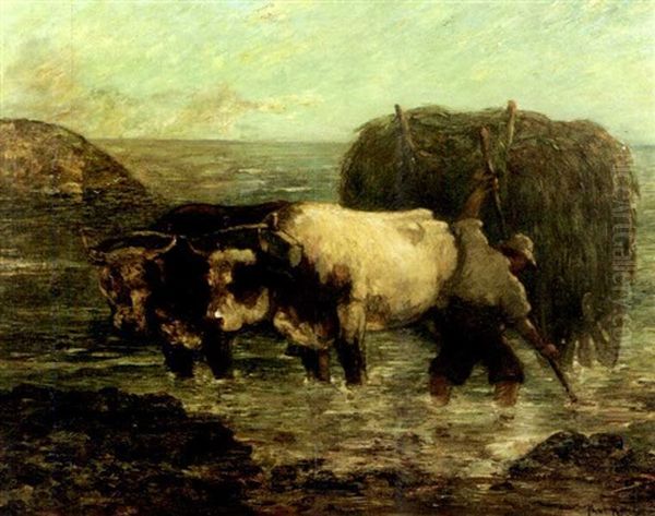 The Seaweed Gatherer Oil Painting by Paul Bernard King