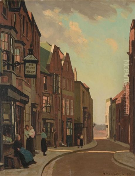 The Jewelled Street Oil Painting by William Gunning King