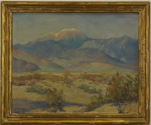 Mountainscape Oil Painting by Edward Reynolds Kingsbury