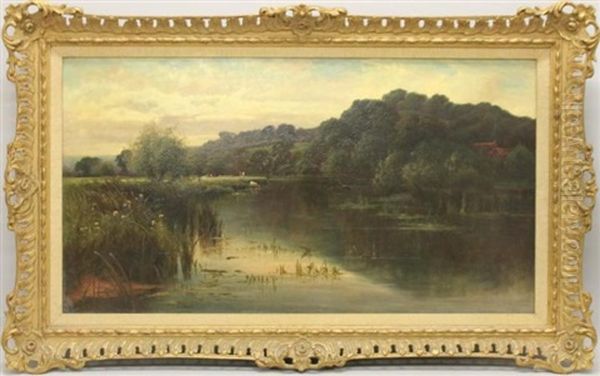 Thames Oil Painting by Henry John Kinnaird