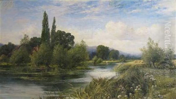 Mapledurham Oil Painting by Henry John Kinnaird