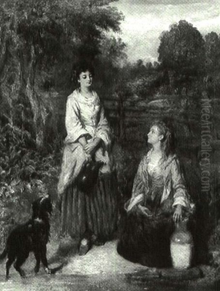 At The Well Oil Painting by Henry John Kinnaird