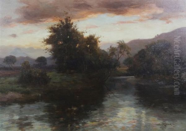 In The Gloaming Oil Painting by James Kinnear