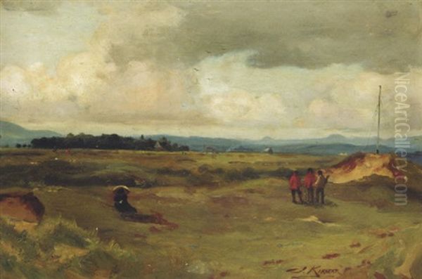 The Links At St. Andrews Oil Painting by James S. Kinnear