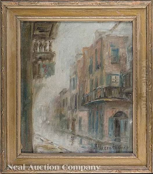 French Quarter In The Mist by Alberta Kinsey