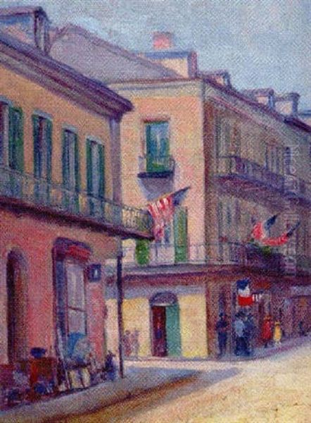 Fourth Of July In The French Quarter by Alberta Kinsey