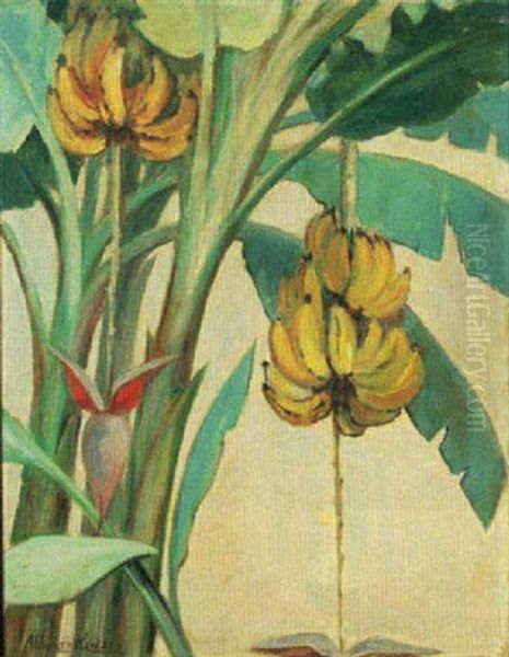 Banana Trees Oil Painting by Alberta Kinsey