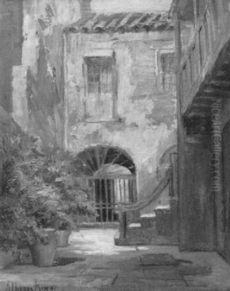 Moses Courtyard, New York by Alberta Kinsey