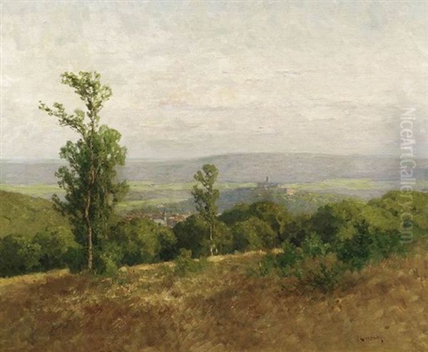 Taunuslandschaft Mit Konigstein Oil Painting by Nelson Gray Kinsley