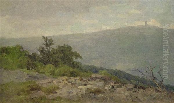 Taunuslandschaft Mit Dem Feldberg Oil Painting by Nelson Gray Kinsley