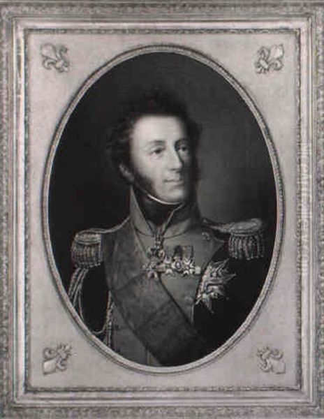 Portrait Du Duc D'angleterre Oil Painting by Francois Joseph Kinsoen