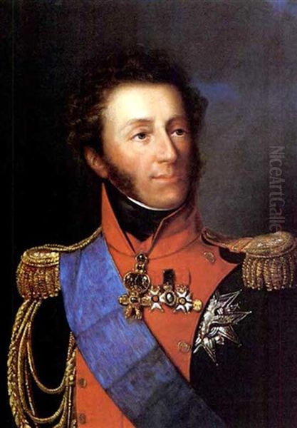 Portrait De Duc D'angouleme Oil Painting by Francois Joseph Kinsoen