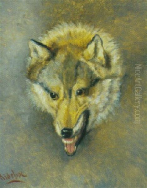 Le Loup Oil Painting by Carl Fredrik Kiorboe