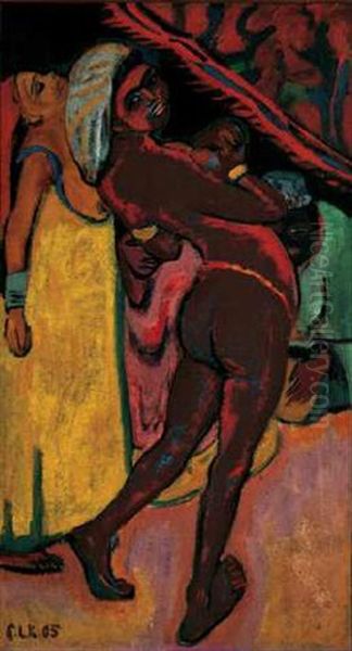 Negertanzerin Oil Painting by Ernst Ludwig Kirchner