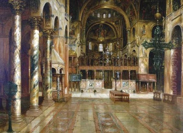 Interior, St. Mark's, Venice by Frank Le Brun Kirkpatrick