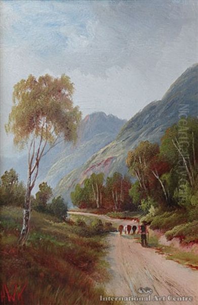 Winding Road Near Nelson by Henry William Kirkwood