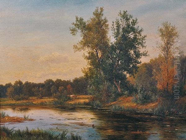 Lots Of Landenburg Oil Painting by Alois Kirnig