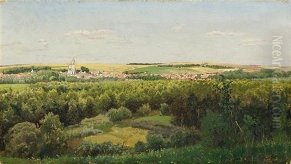 Summer Landscape, 1884 Oil Painting by Aleksandr Aleksandrovich Kiselev