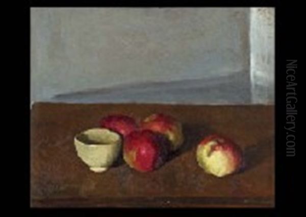 Still Life Oil Painting by Ryusei Kishida