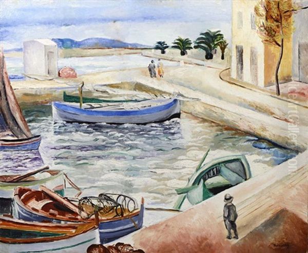 Sanary, 1919 Oil Painting by Moise Kisling