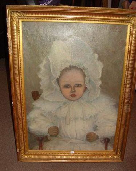 Portrait D'enfant Oil Painting by Joseph Milner Kite