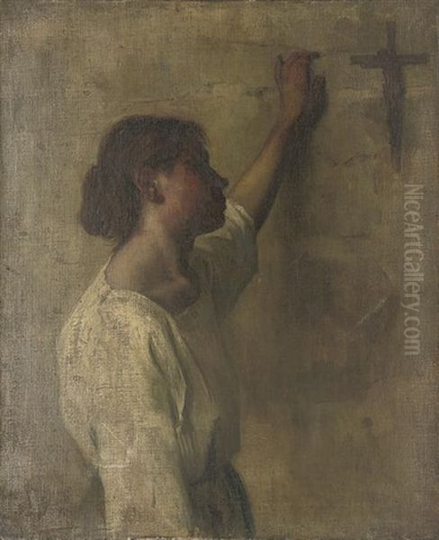 Quiet Devotion Oil Painting by Joseph Milner Kite