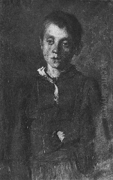 Portrait D'enfant Oil Painting by Joseph Milner Kite