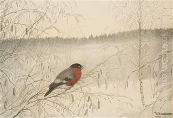 Dompapp Oil Painting by Theodor Kittelsen