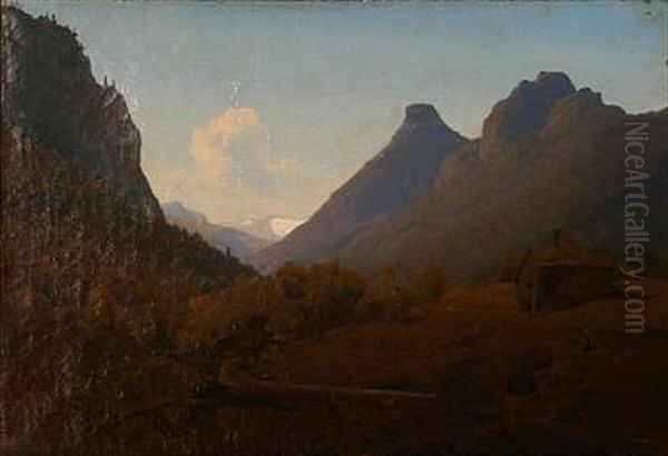 Landscape From Hardanger, Norway by Anton Edvard Kjeldrup