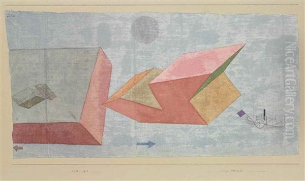 Kurze Seereise (short Sea Voyage) Oil Painting by Paul Klee