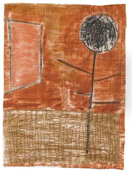 Spatherbstliche Pflanze (plant In Late Autumn) Oil Painting by Paul Klee