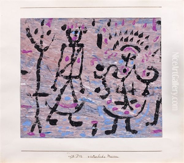 Winterliche Masken by Paul Klee