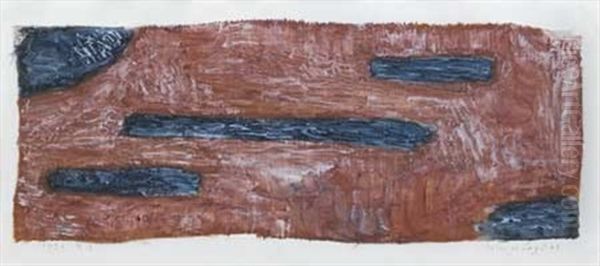 Umgelegtes, (things Laid Down) Oil Painting by Paul Klee