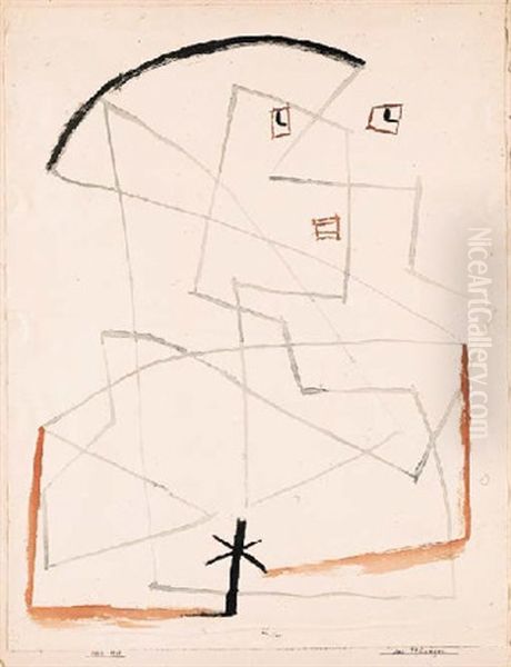 Der Pflanzer Oil Painting by Paul Klee