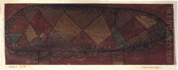 Polstersitz Oil Painting by Paul Klee