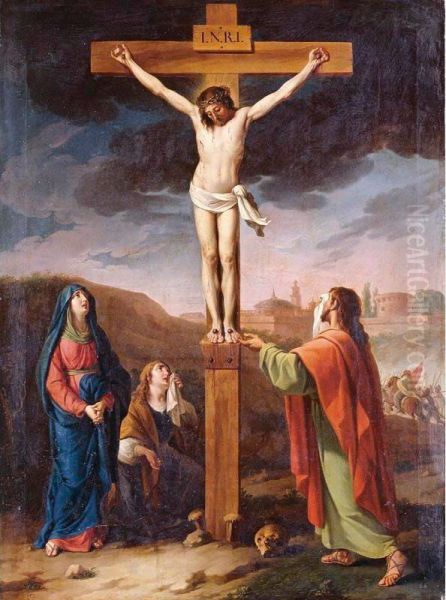 Crucifixion Oil Painting by Ramon Bayeu Y Subias