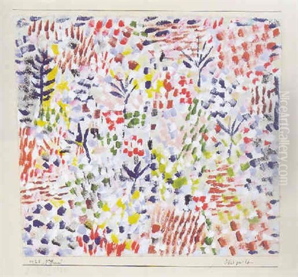 Obstgarten Oil Painting by Paul Klee