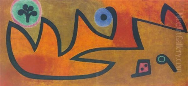 Feuerquelle Oil Painting by Paul Klee