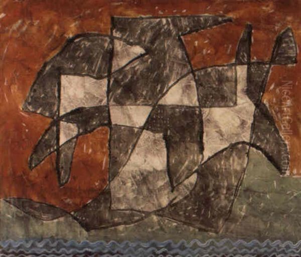 See Gespenst Oil Painting by Paul Klee