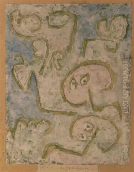 Auferstehende Oil Painting by Paul Klee