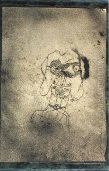 Ami (ein Gedenkblatt) Oil Painting by Paul Klee