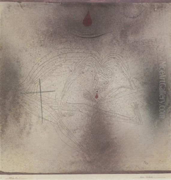 Das Uebel Oil Painting by Paul Klee