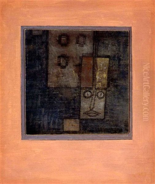 Hausgeist Oil Painting by Paul Klee