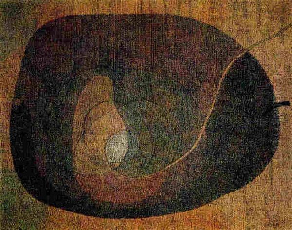 Die Frucht Oil Painting by Paul Klee