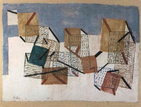 Kojen Oil Painting by Paul Klee