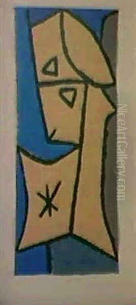 Hoher Wachter Oil Painting by Paul Klee