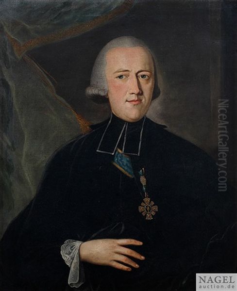 Portrait Des Clemens Wenzelslaus Von Sachsen (1739-1812), Erzbischof Und Kurfurst Von Trier, Furstbischof Von Augsburg Und Furstprobst Von Ellwangen by Johann Wolfgang Kleeman