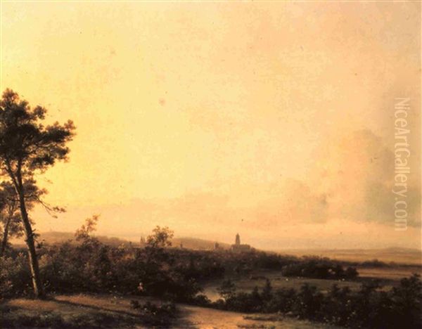 A View Of Cleves Oil Painting by Lodewijk Johannes Kleijn