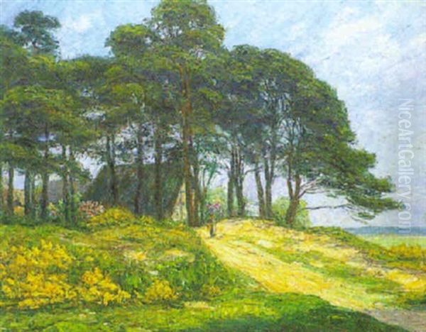 Dunenlandschaft Oil Painting by Leopold Klein von Diepold